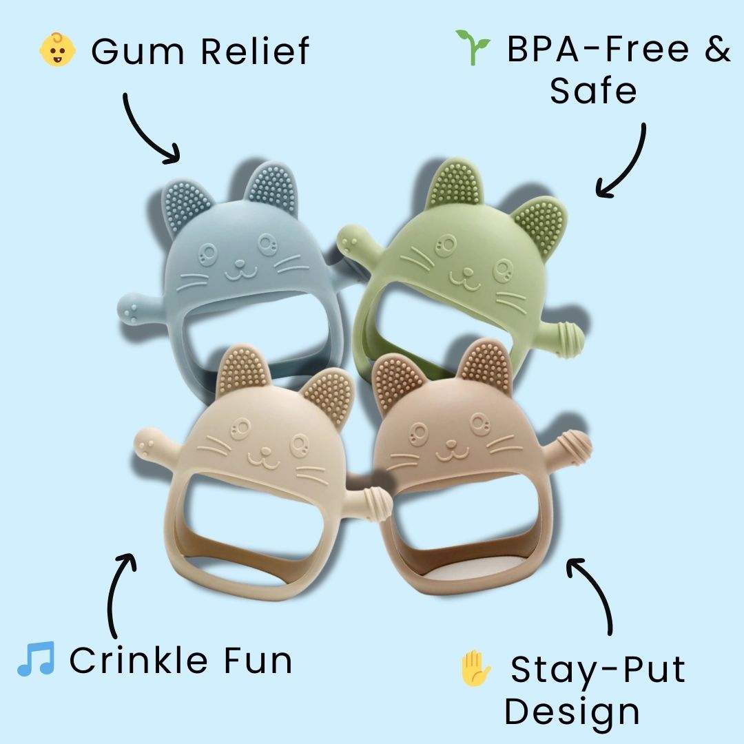 OllieBear Silicone Teething Glove