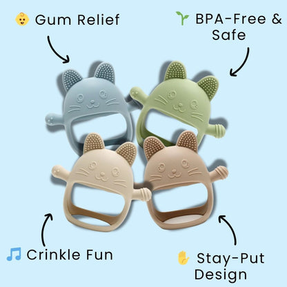 OllieBear Silicone Teething Glove