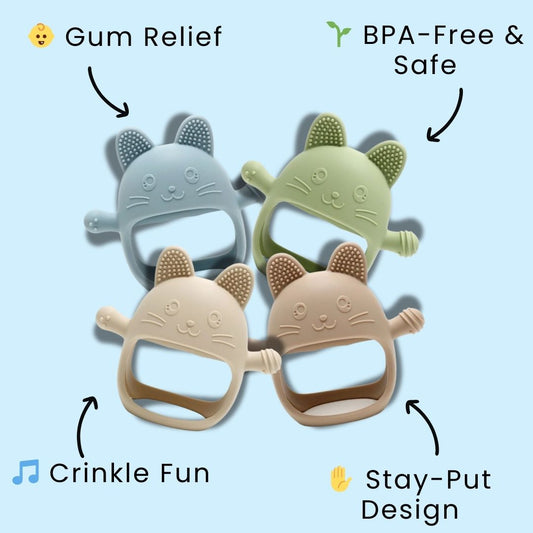 OllieBear Silicone Teething Glove