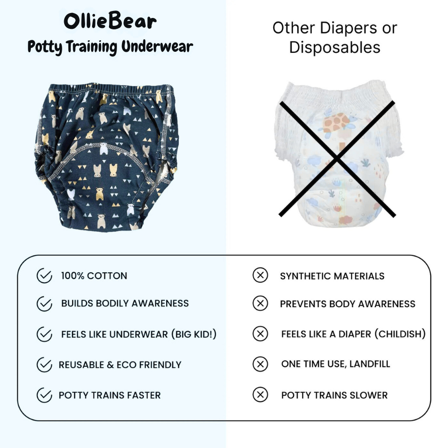Reusable Potty Training Underwear (3 Pack)
